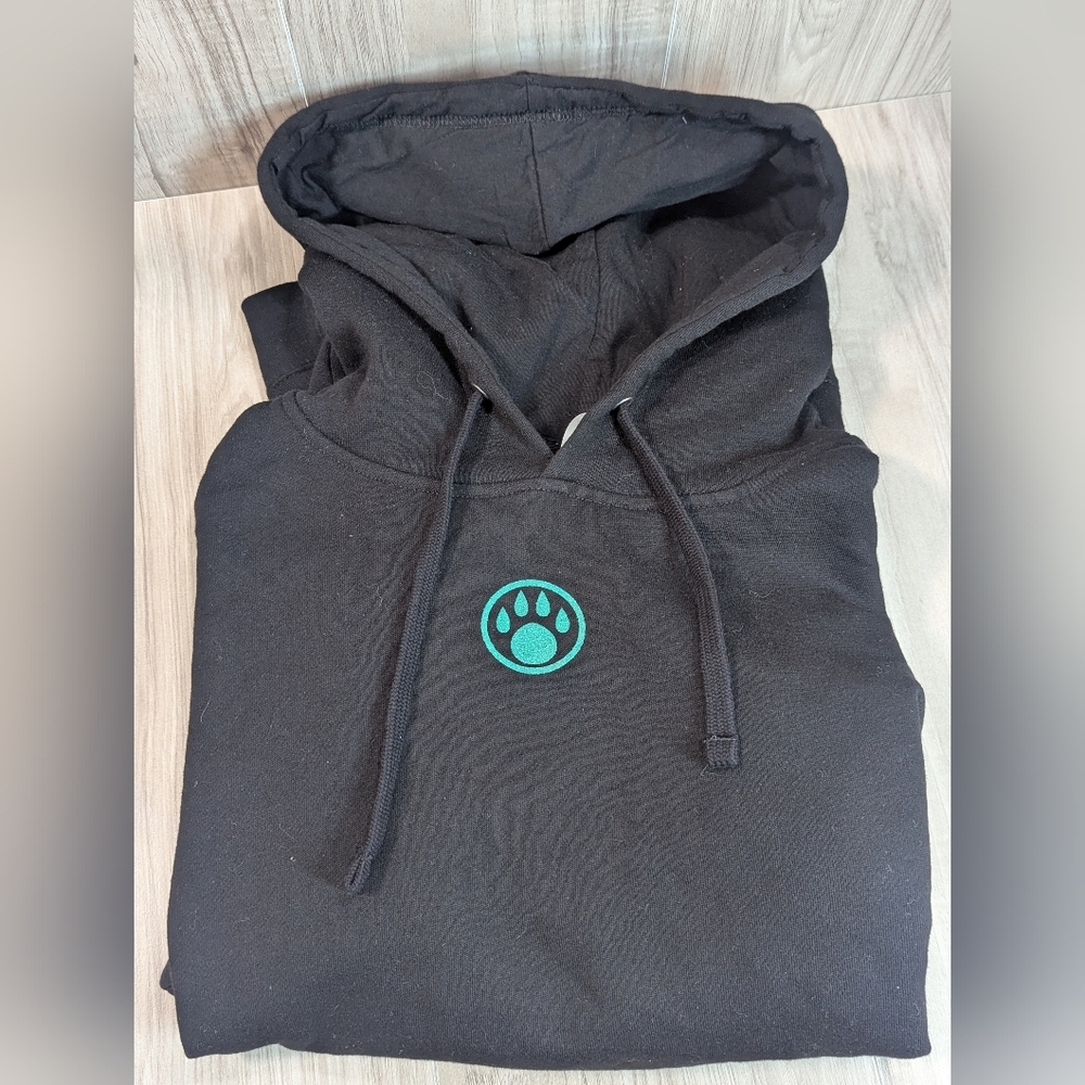 World Of Warcraft Hoodie Sweatshirt Size Large Black Pandaren Crest